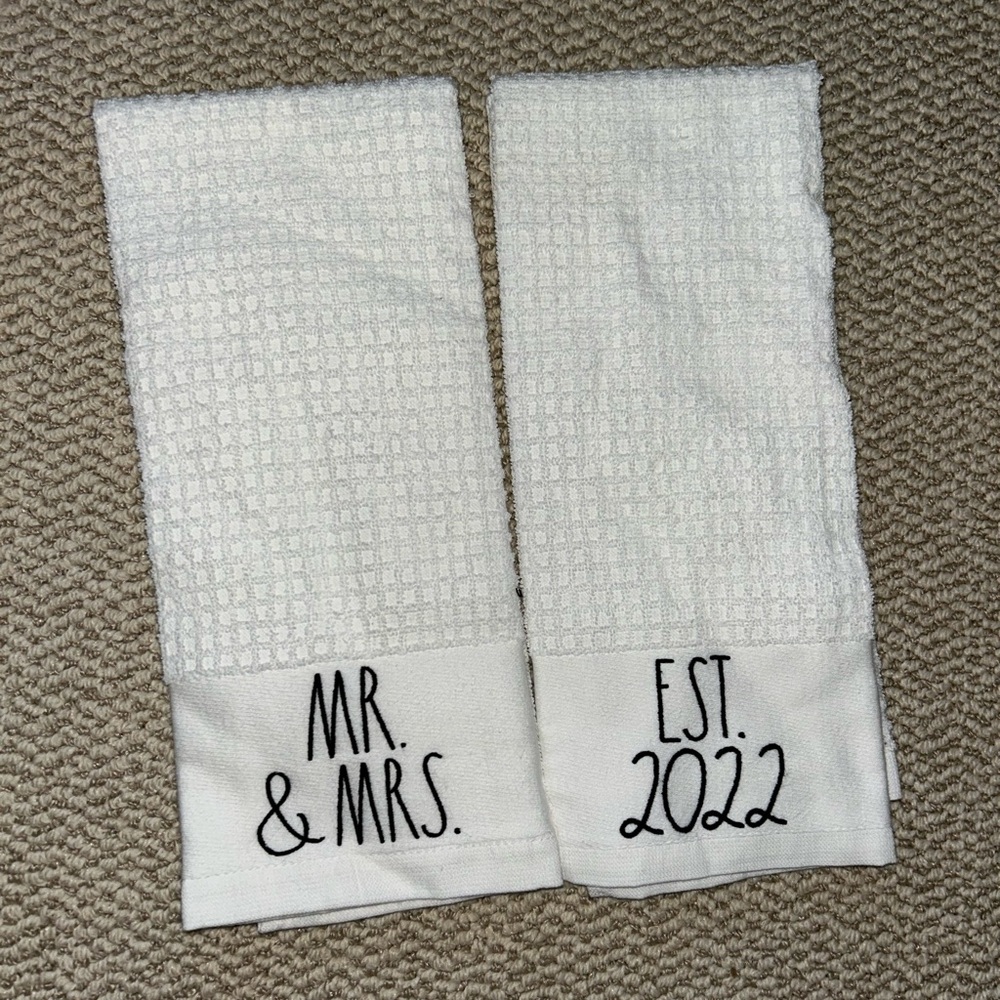 2/$30⚡️- HOME | Rae Dunn milestone tea towels